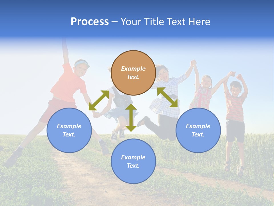 Freedom Sunlight Hill PowerPoint Template