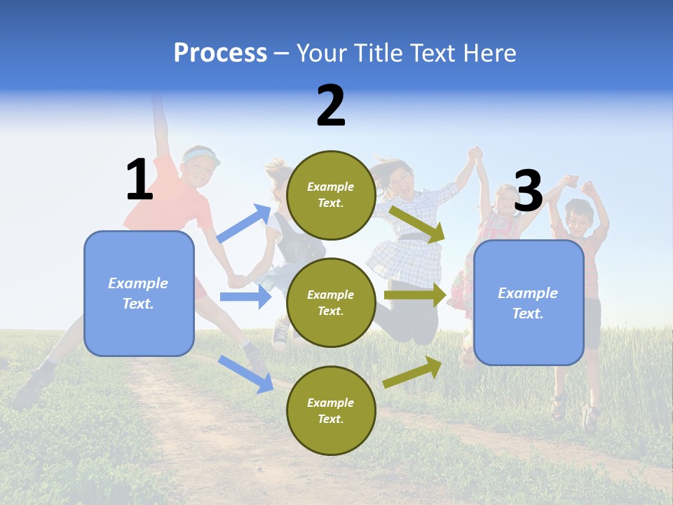 Freedom Sunlight Hill PowerPoint Template