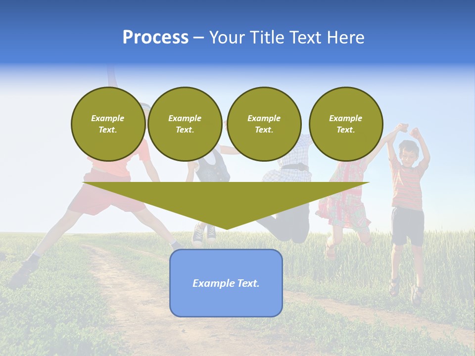 Freedom Sunlight Hill PowerPoint Template