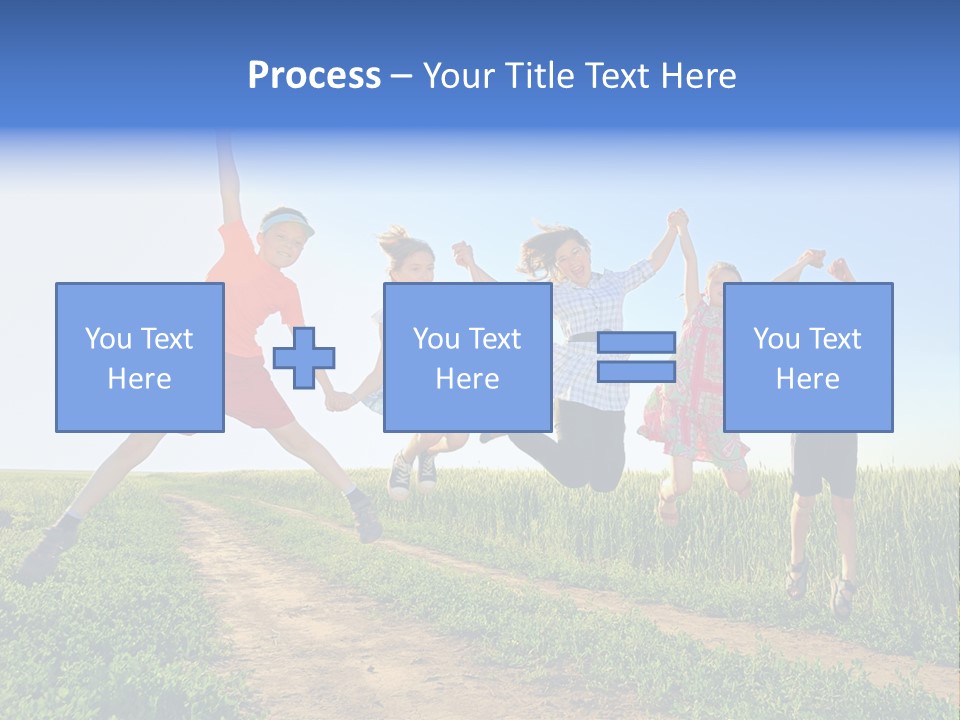 Freedom Sunlight Hill PowerPoint Template