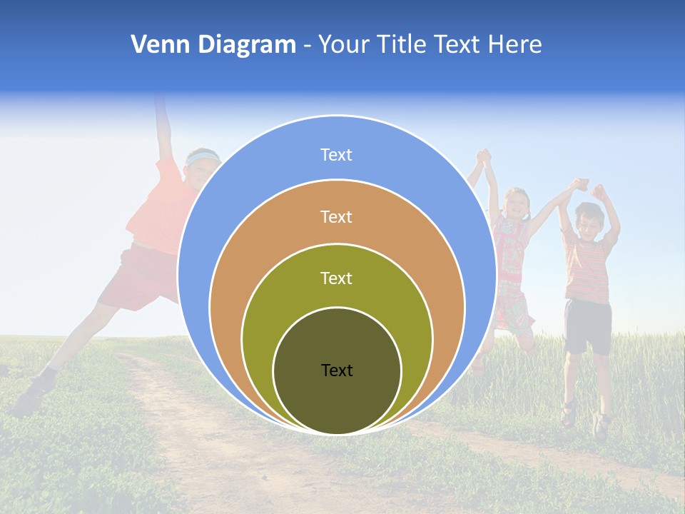 Freedom Sunlight Hill PowerPoint Template