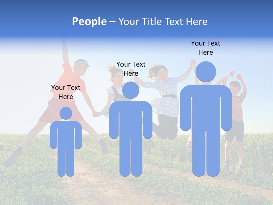 Freedom Sunlight Hill PowerPoint Template