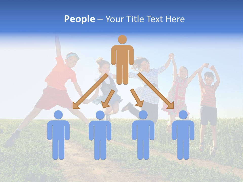 Freedom Sunlight Hill PowerPoint Template