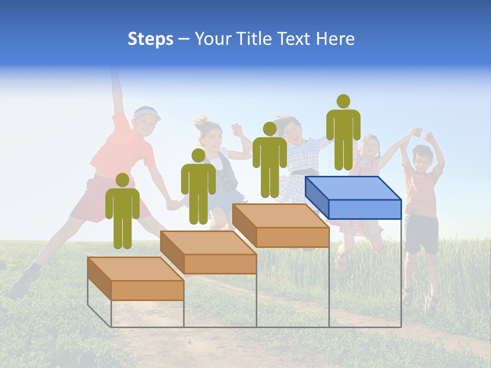 Freedom Sunlight Hill PowerPoint Template