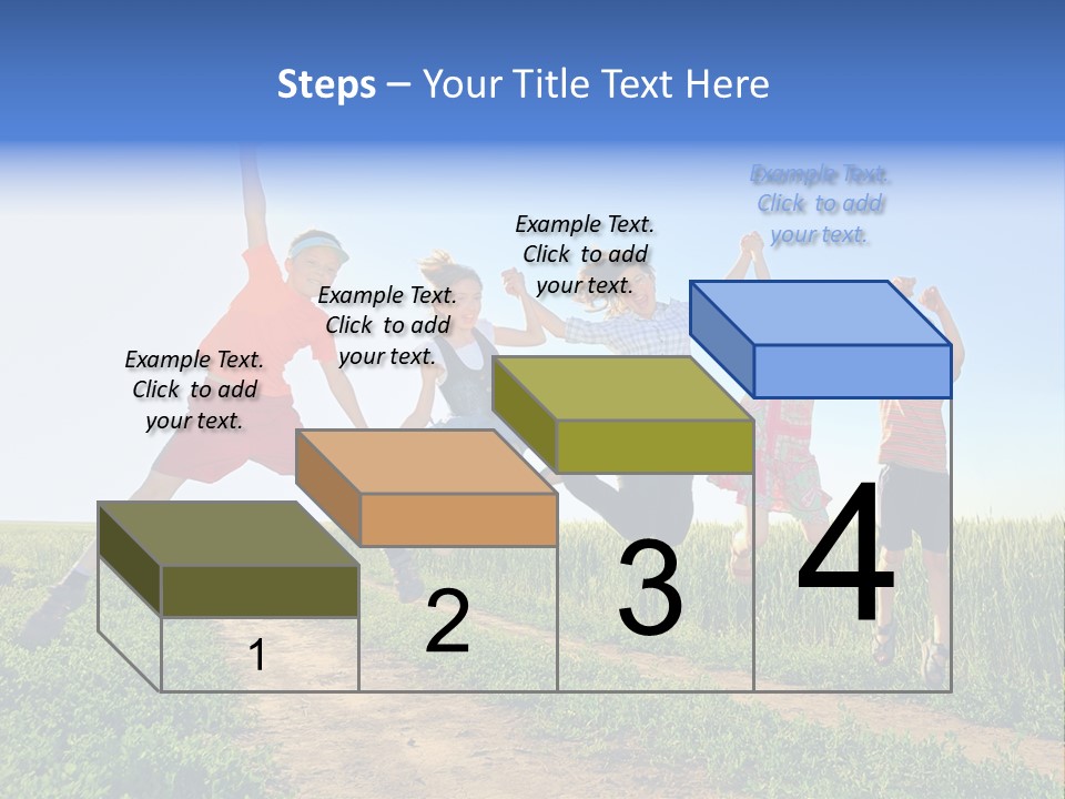 Freedom Sunlight Hill PowerPoint Template