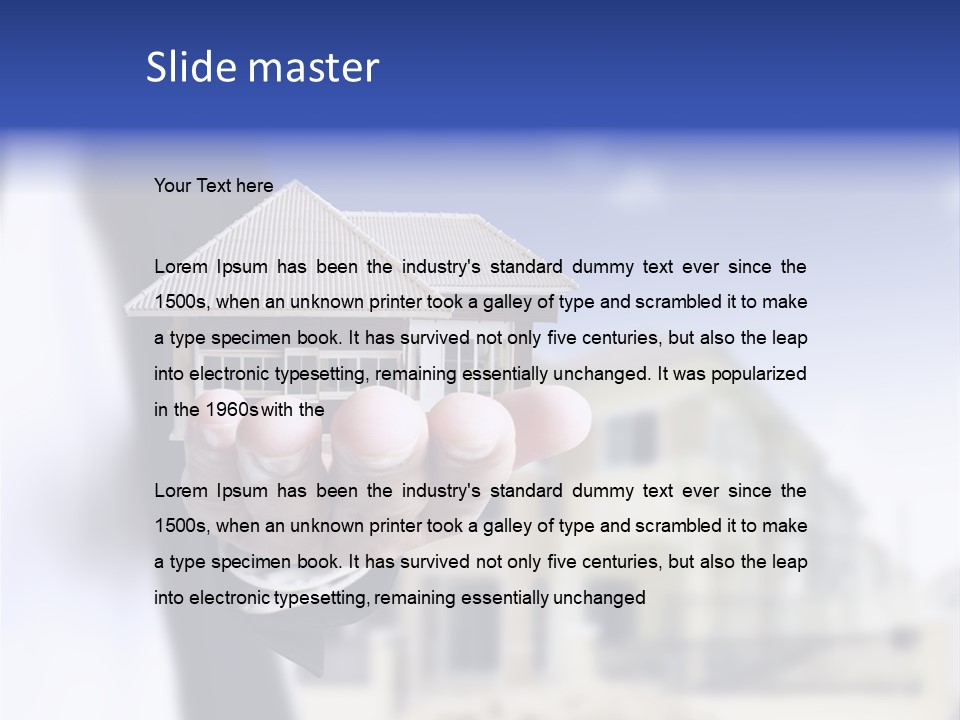 Conceptual Manicure Care PowerPoint Template