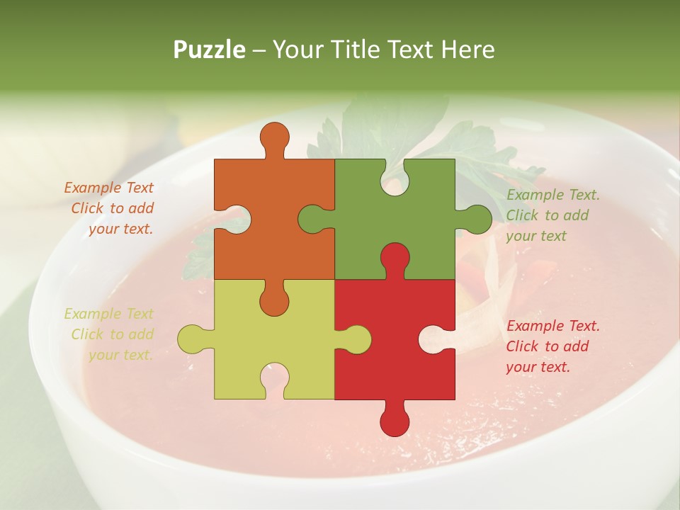 Culinary Herb Fine Eat PowerPoint Template