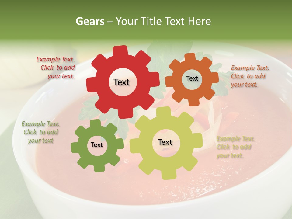 Culinary Herb Fine Eat PowerPoint Template