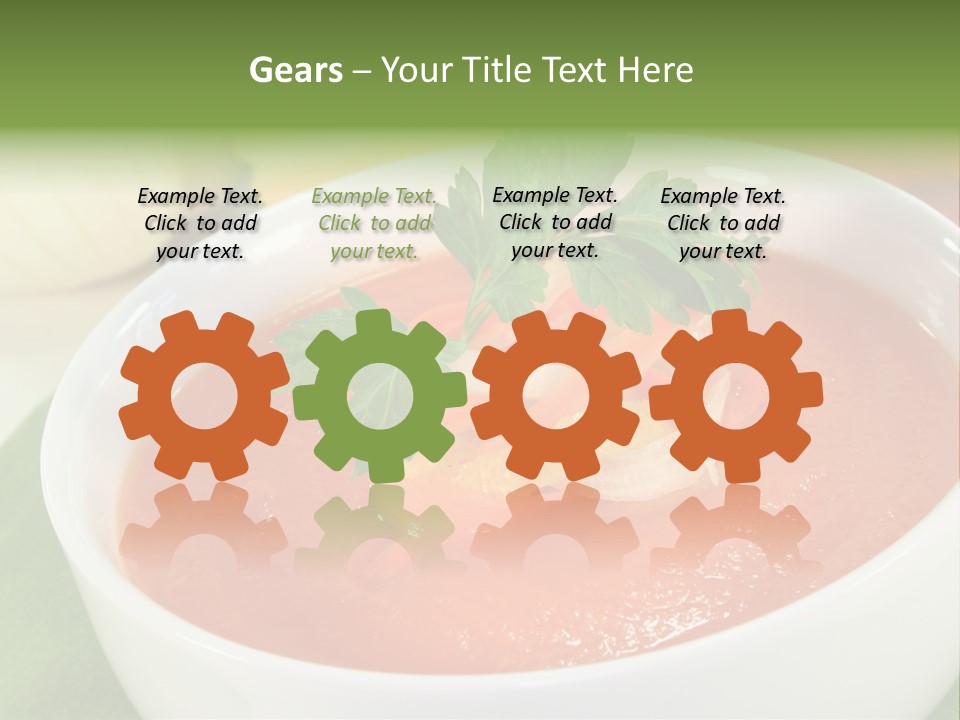 Culinary Herb Fine Eat PowerPoint Template