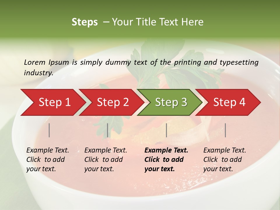 Culinary Herb Fine Eat PowerPoint Template