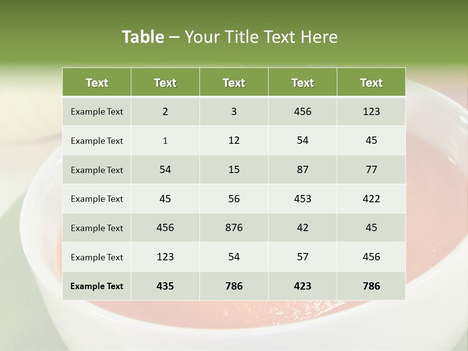 Culinary Herb Fine Eat PowerPoint Template