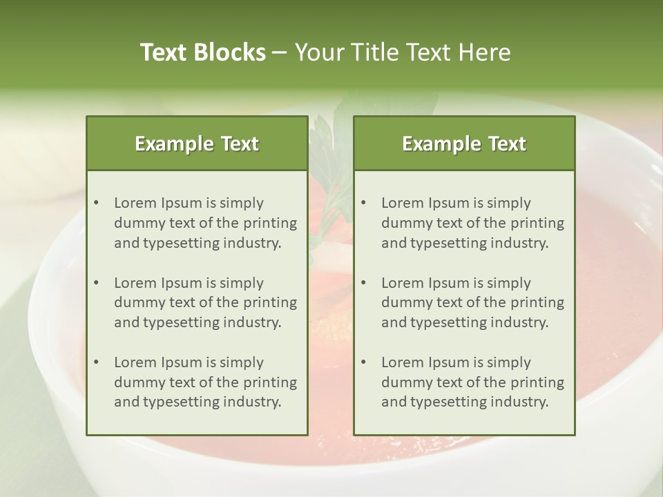 Culinary Herb Fine Eat PowerPoint Template