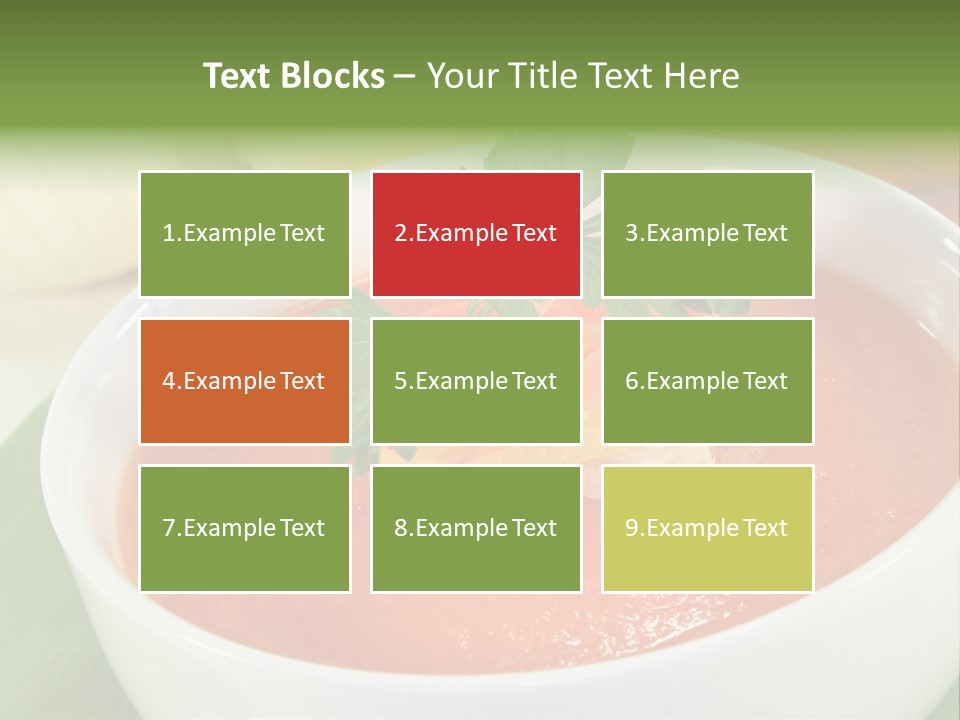 Culinary Herb Fine Eat PowerPoint Template