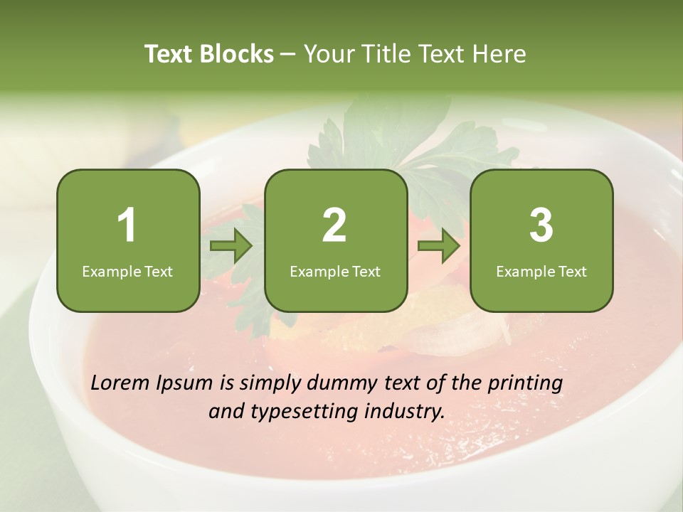 Culinary Herb Fine Eat PowerPoint Template