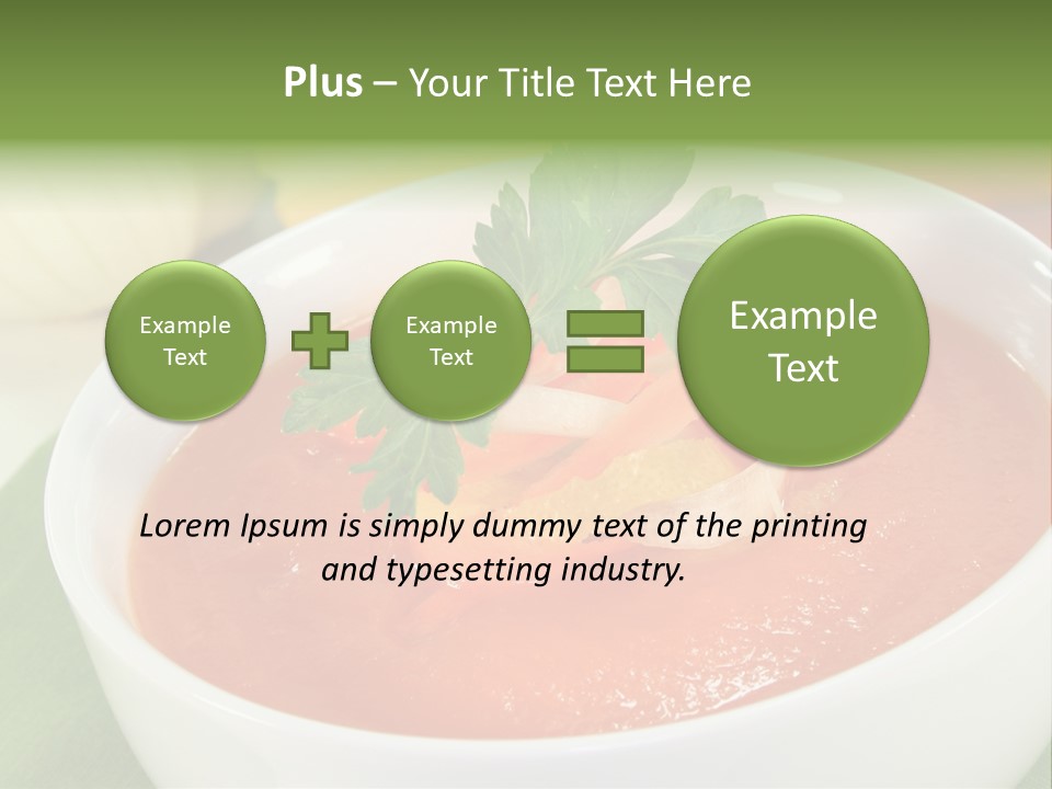 Culinary Herb Fine Eat PowerPoint Template