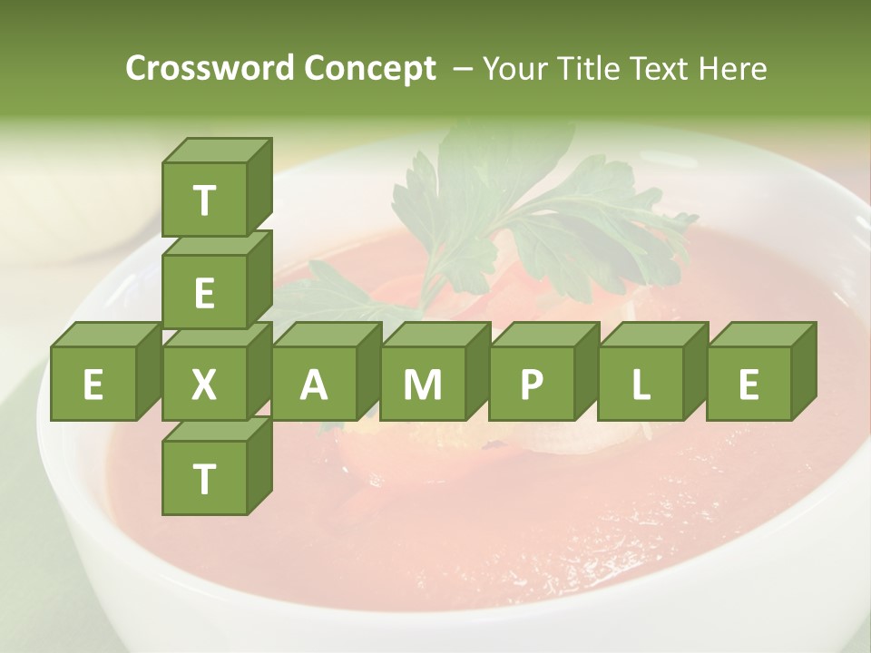 Culinary Herb Fine Eat PowerPoint Template