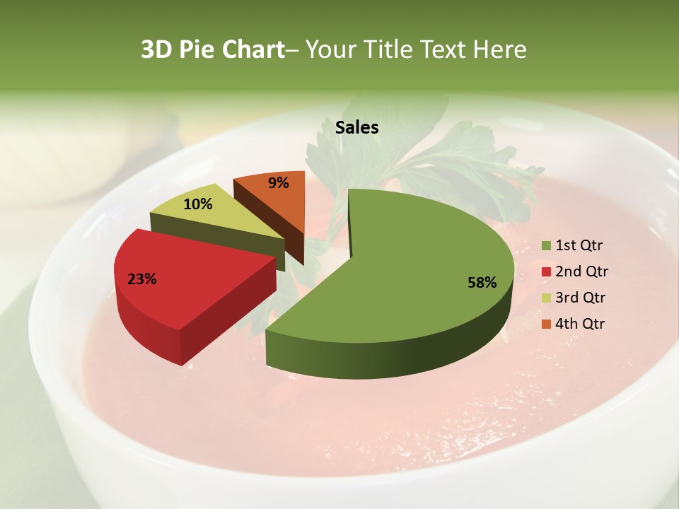 Culinary Herb Fine Eat PowerPoint Template