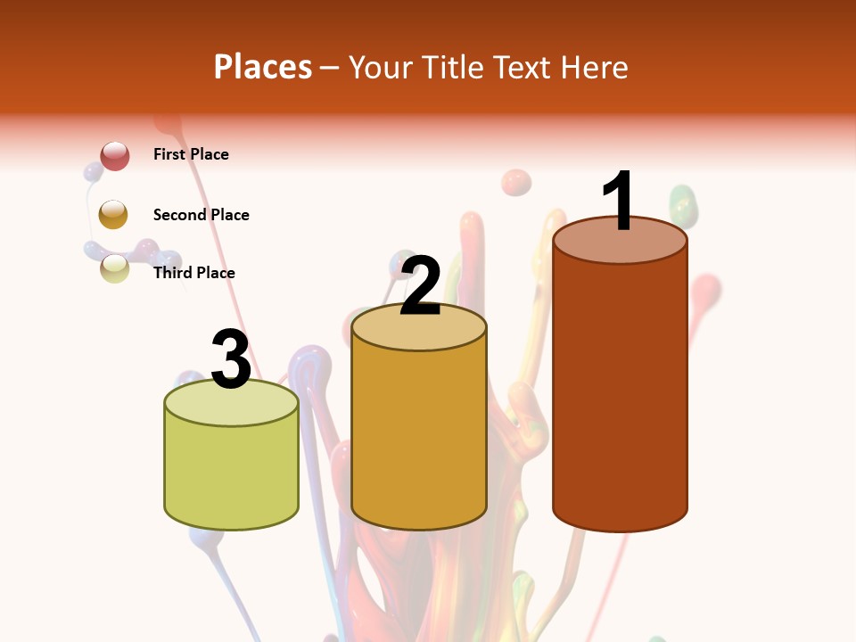 Wet Bright Creativity PowerPoint Template