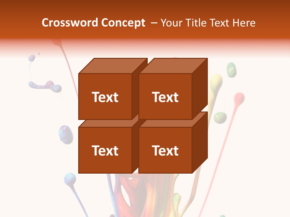 Wet Bright Creativity PowerPoint Template