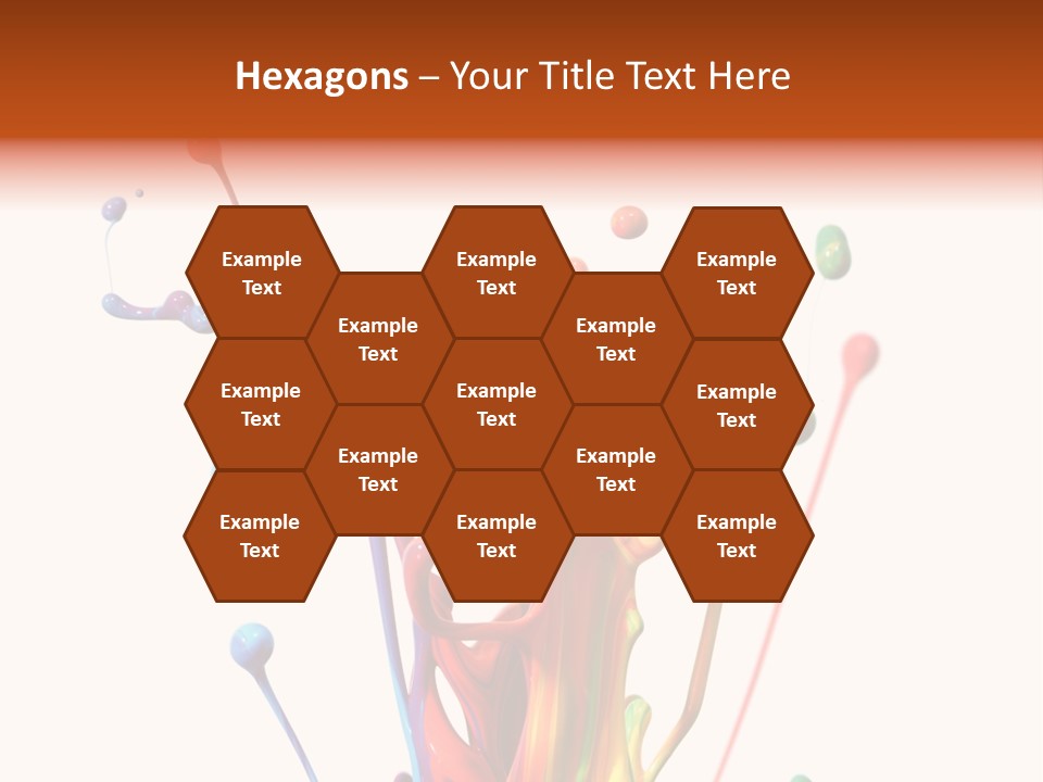 Wet Bright Creativity PowerPoint Template