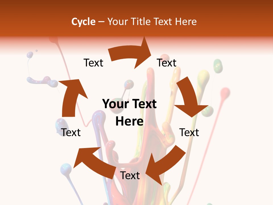 Wet Bright Creativity PowerPoint Template