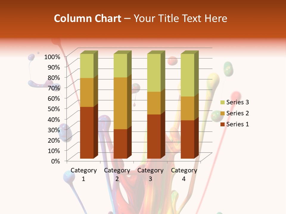 Wet Bright Creativity PowerPoint Template