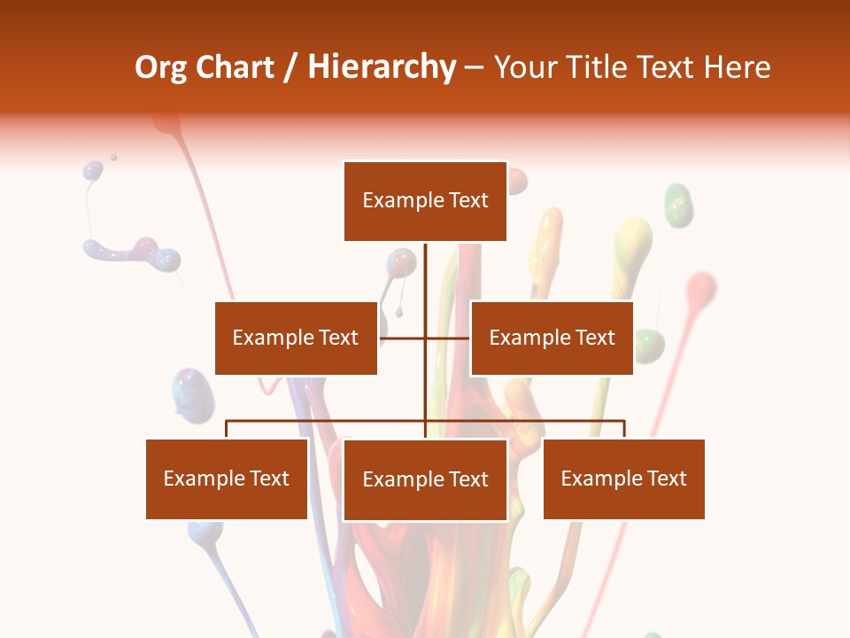 Wet Bright Creativity PowerPoint Template