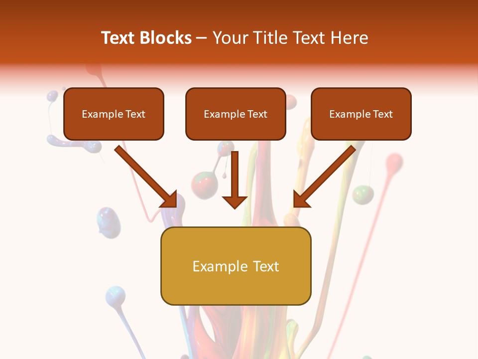 Wet Bright Creativity PowerPoint Template