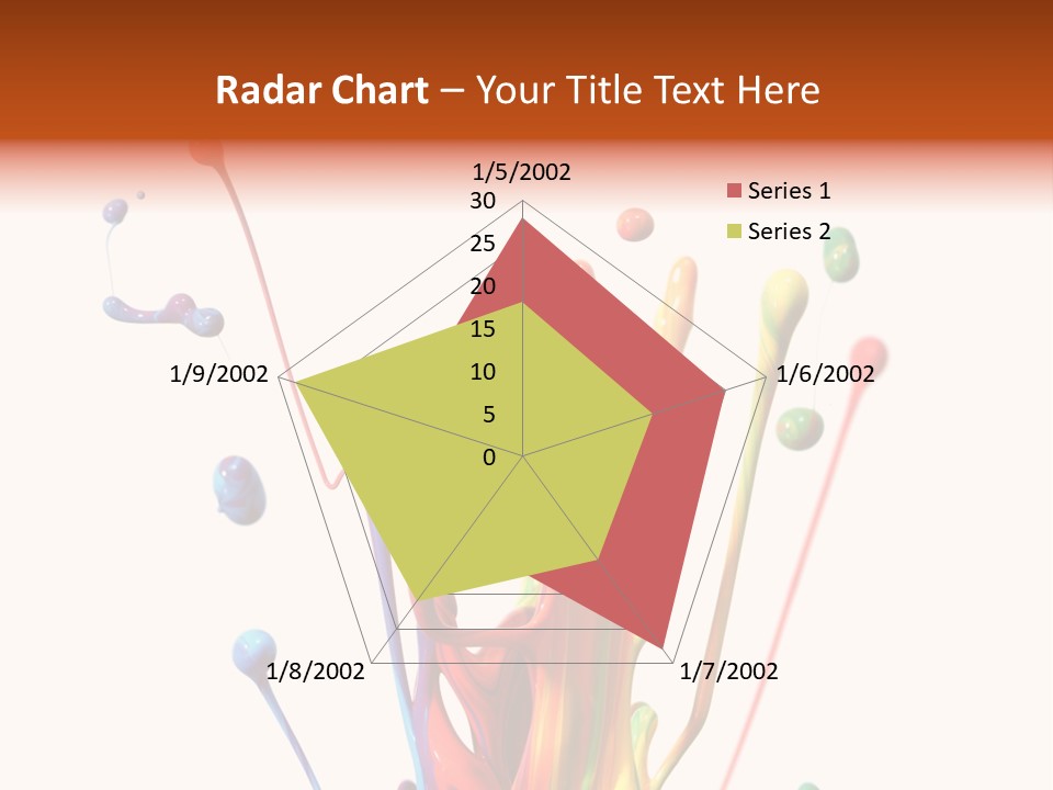 Wet Bright Creativity PowerPoint Template