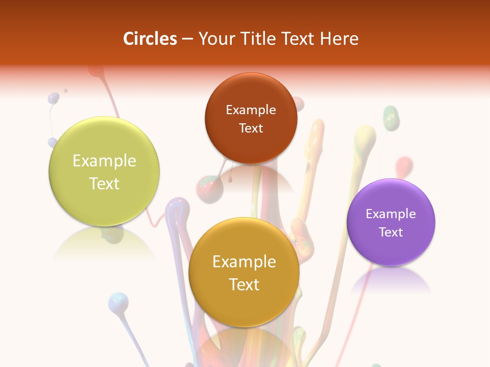 Wet Bright Creativity PowerPoint Template