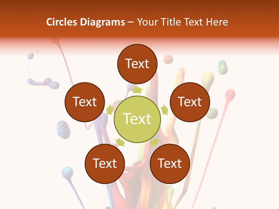 Wet Bright Creativity PowerPoint Template