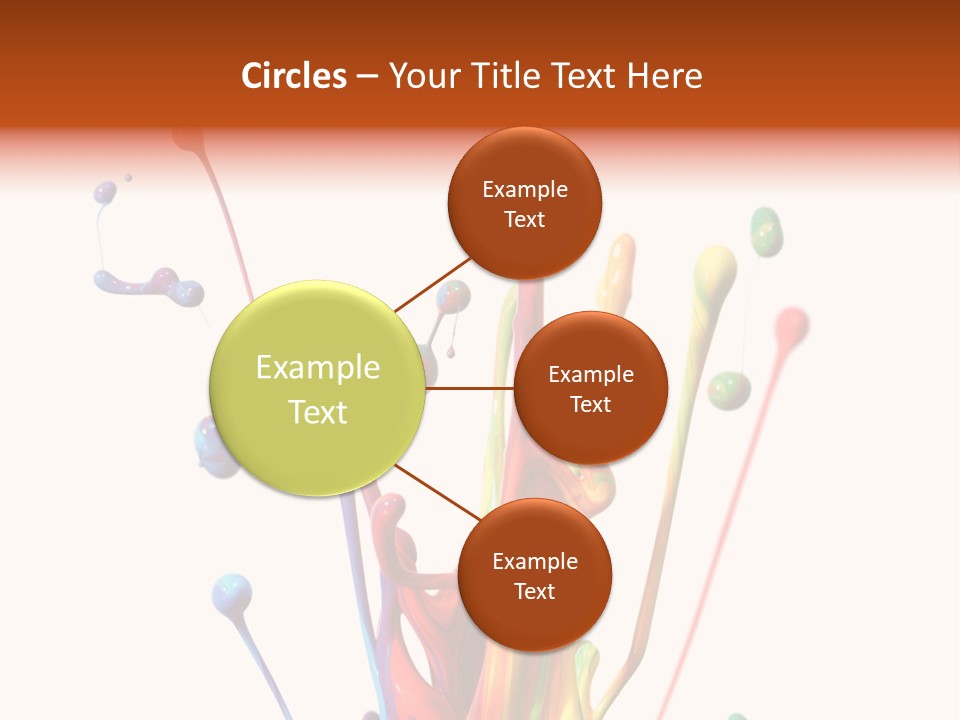 Wet Bright Creativity PowerPoint Template