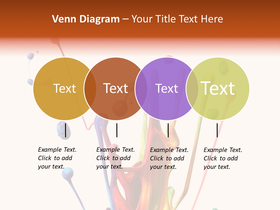 Wet Bright Creativity PowerPoint Template