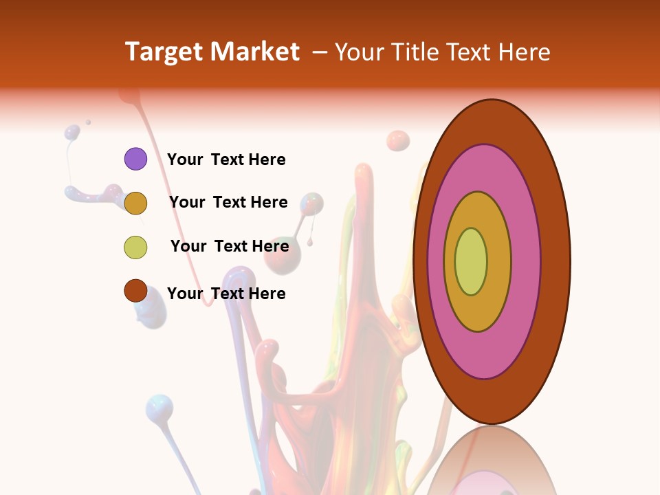 Wet Bright Creativity PowerPoint Template