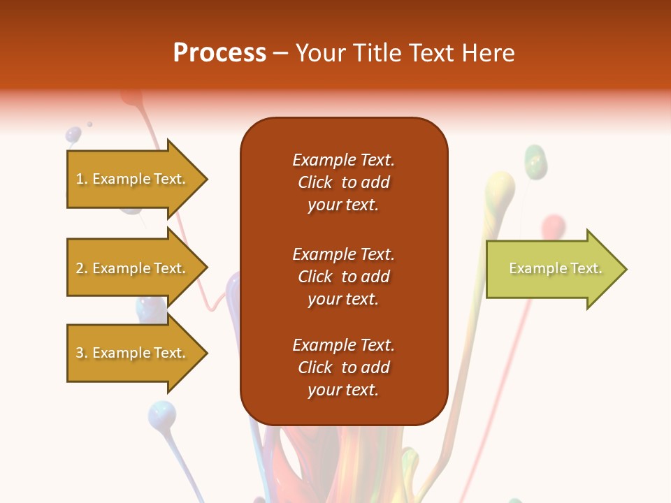 Wet Bright Creativity PowerPoint Template
