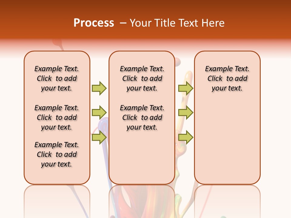 Wet Bright Creativity PowerPoint Template