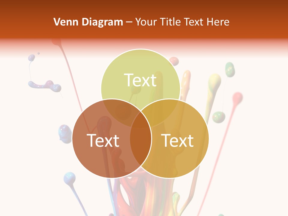 Wet Bright Creativity PowerPoint Template