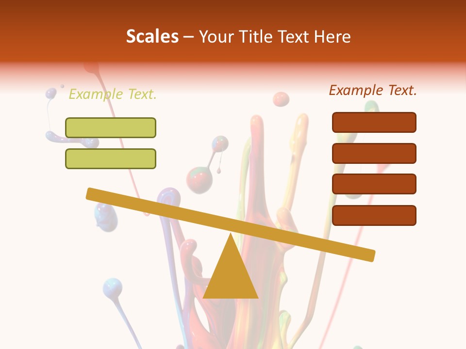 Wet Bright Creativity PowerPoint Template