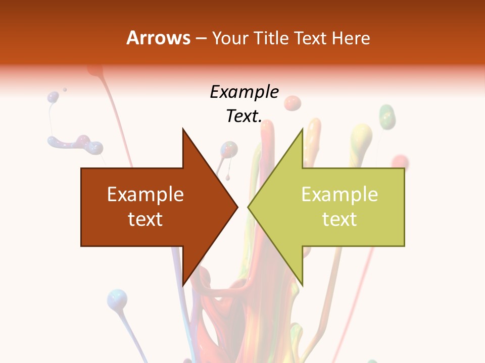 Wet Bright Creativity PowerPoint Template