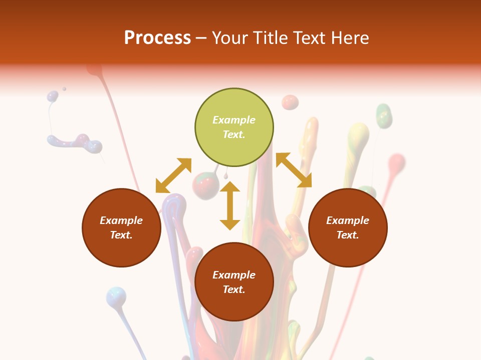 Wet Bright Creativity PowerPoint Template