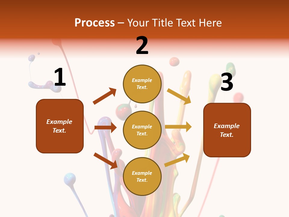 Wet Bright Creativity PowerPoint Template