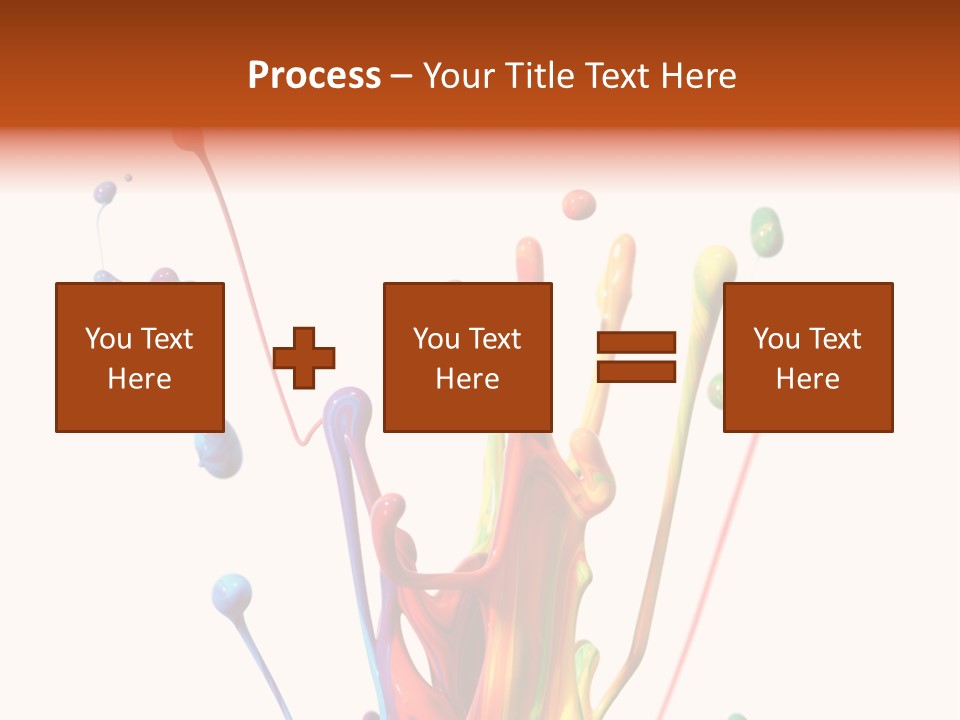 Wet Bright Creativity PowerPoint Template