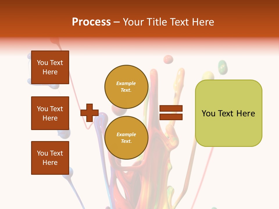 Wet Bright Creativity PowerPoint Template