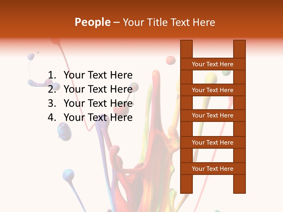 Wet Bright Creativity PowerPoint Template