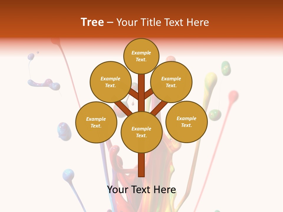 Wet Bright Creativity PowerPoint Template