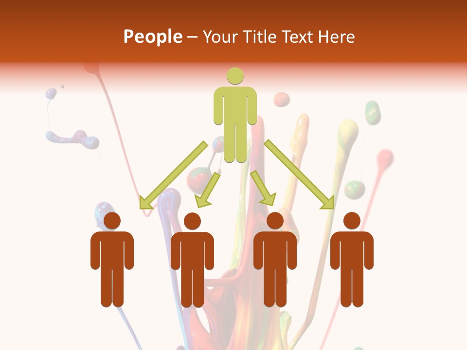 Wet Bright Creativity PowerPoint Template