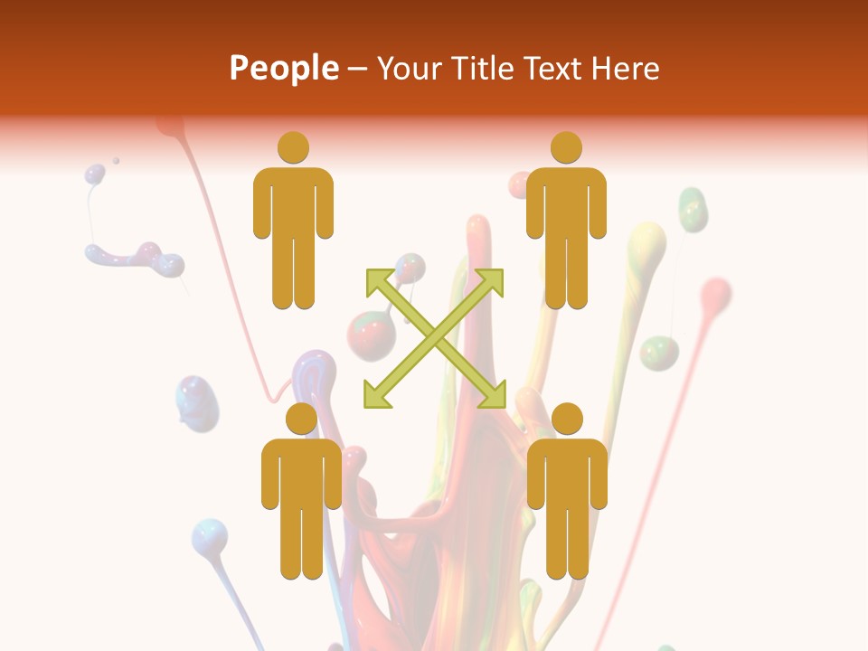 Wet Bright Creativity PowerPoint Template