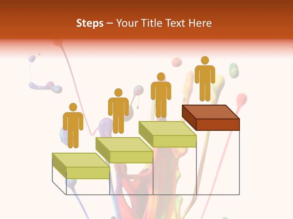 Wet Bright Creativity PowerPoint Template