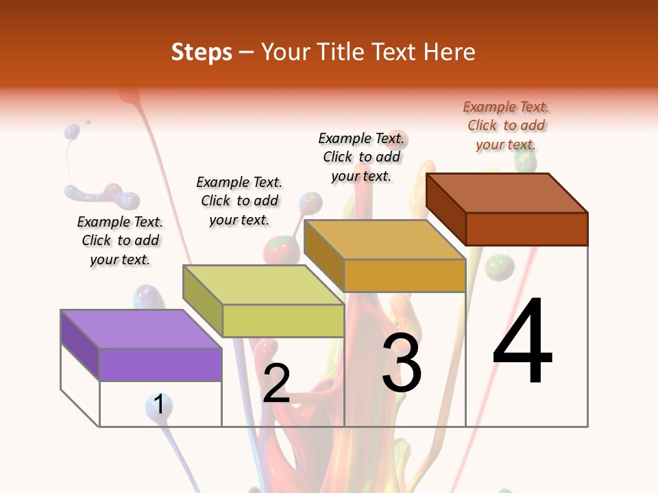 Wet Bright Creativity PowerPoint Template