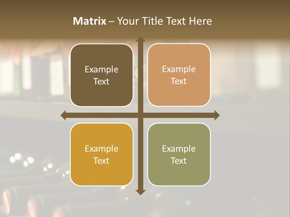 Cellar Shelf Vegetables PowerPoint Template